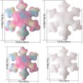 thumbnail image 2 of Leojiow Winter Christmas Snow Pillow Cushion (Filled Pp Cotton) Home Holiday Decoration White B, 2 of 6