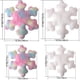 thumbnail image 2 of Cojines navideños con forma de copo de nieve, cojines decorativos con forma de copo de nieve, cojines blancos de colores, cojines de peluche bonitos para sofá cama de invierno, 2 of 5