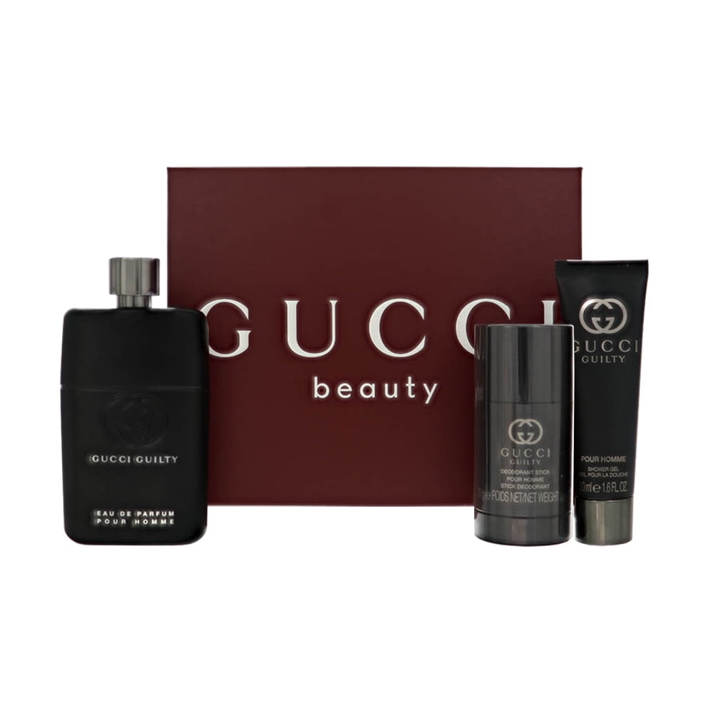 Gucci Guilty 3.0 oz EDP Spray+ .33 travel spray Womens Travel Set