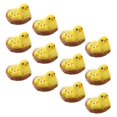 thumbnail image 3 of Estatuilla de nido de huevo de pollo lindo Perfecl Mini de Pascua 12 piezas figuritas de pollitos de pascua, 3 of 8