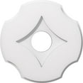 thumbnail image 1 of Ekena Millwork CMP12PL-03000 12 Po OD x 3 Po ID Carré Percival Architectural Grade PVC Contemporain Plafond Médaillon, 1 of 1