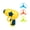 Yellow-11x10.5cm, variant on Gytml Flying Disc Launcher Gun Toy Set, 1 Piece Gun With 3 Spinning Discs For Interactive Pet Play, Outdoor Family Fun Game(Yellow-11X10.5Cm)