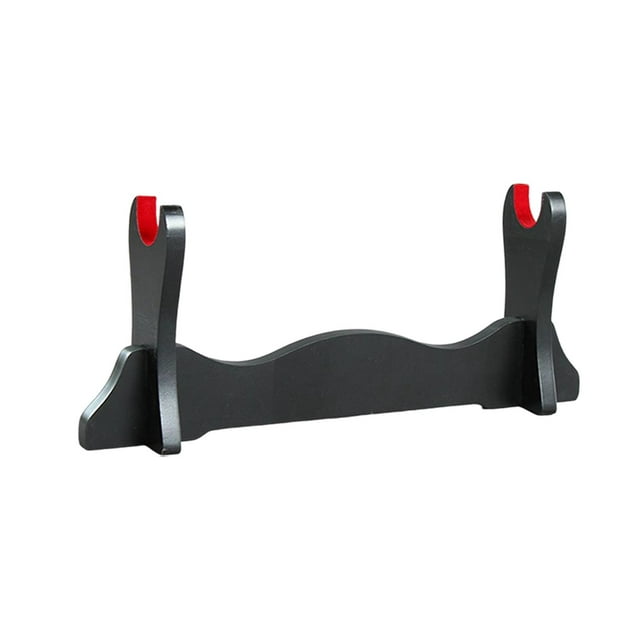 veasfak Flutes Display Stand Rack Wooden Desktop Hanger Accessories Made of High Density 1 Tier