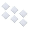 thumbnail image 1 of 6x pañuelos de encaje blanco, cuadrados de bolsillo, pañuelos blancos, pañuelos de boda para manualidades, 1 of 9
