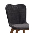 thumbnail image 2 of Silla Lena Durex Furniture Madera de Teka Wicker mocca, 2 of 3