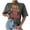 Black, variant on Women’s Summer Tops,Women’s Short Sleeve Solid Color Pocket Henley V-neck Button T-Shirts