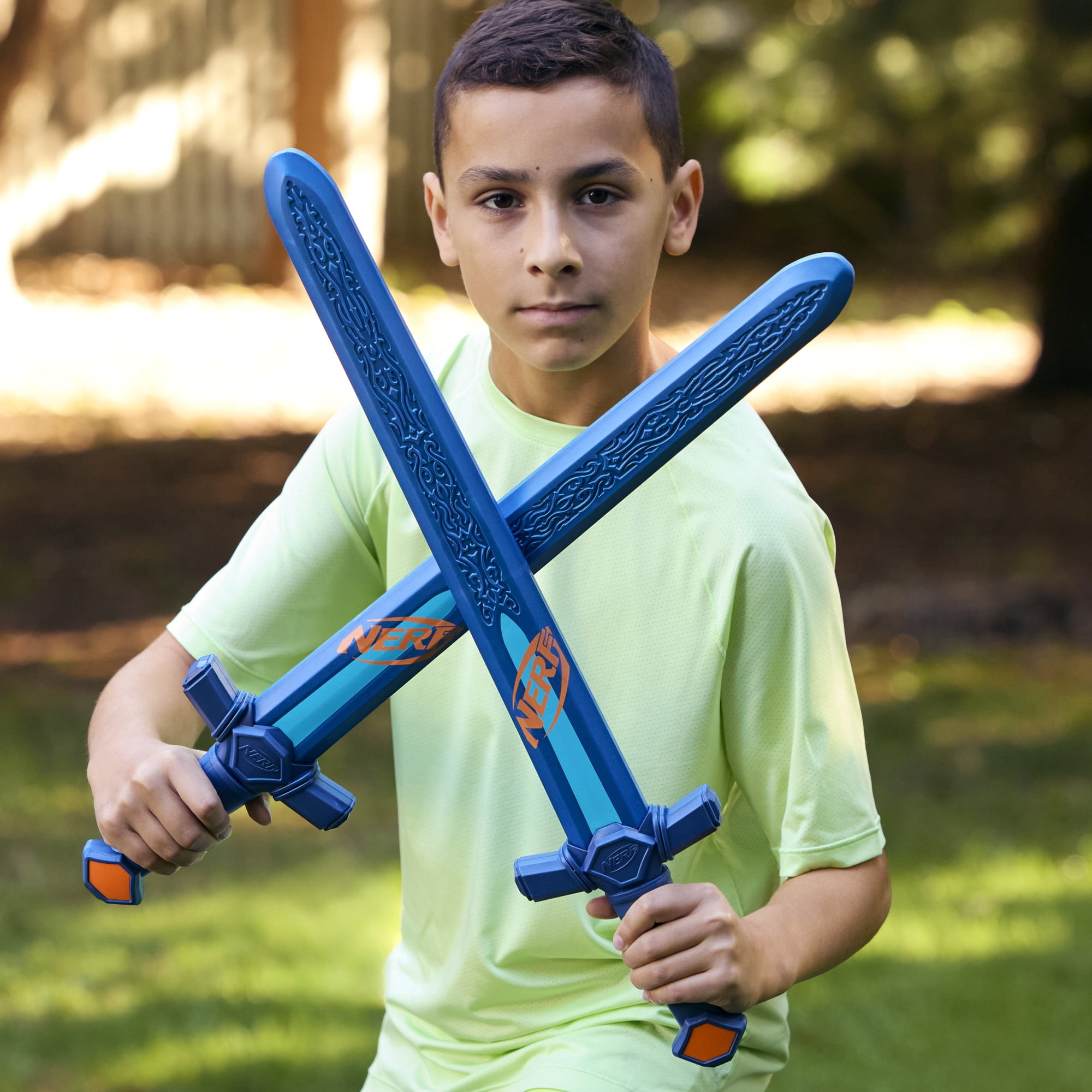 Nerf Shadowspeed Knight Sword, 26-Inch Foam Blade, Indoor and Outdoor Play, Ages 6+