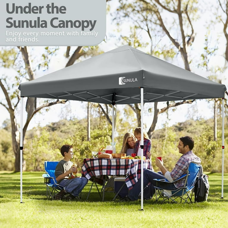 Sunula 10x10 Pop Up Canopy Tent Instant Gazebo with Portable