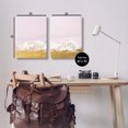 thumbnail image 3 of Stupell Industries Snow Tipped Mountains on Pink Landscape & Nature Painting Wrapped Canvas Canvas Art Print Wall Art, 20 x 30, Set of 2, 3 of 7