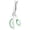 #2 Green, variant on Tucknest Pinking Shears for Fabric Cutting, Decorative Scissors and Craft Scissors for Sewing Quilting and Home DIY Craft Projects