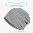thumbnail image 3 of Unisex Cotton Sleep Hat Light weight Portable Hat Moisture Wicking Bonnet for Hiking and Daily Wear, 3 of 8