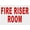 Warning Sign 1, variant on Fire Riser Room Sign 8"x12" - Aluminum Tin Warning for Home Outdoor Garden, High-Visibility Fire Safety Decor