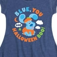 thumbnail image 3 of Blue's Clues - Blue You And Halloween Boo - Toddler And Youth Girls Fit And Flare Dress, 3 of 4