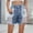 Blue, variant on TIANZEN Women's Jorts Baggy Jean Shorts Casual High Waist Straight Leg Long Denim Shorts Streetwear Women's Shorts Dressy Denim Womens Short Sleeve Button down Shirts Womens on Shorts