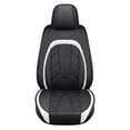 thumbnail image 3 of Car Seat Cover Full Set for Toyota Corolla 1994-2019,Seat Covers for Cars,Automotive Seat Covers for SUV(Black&White), 3 of 6