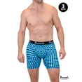 thumbnail image 2 of Threads Men's Underwear, 6" Premium Performance Nylon Boxer Brief, Performance Fabric, Moisture Wicking, Anti-Odor, S - XXL, 3 Pack, 2 of 12