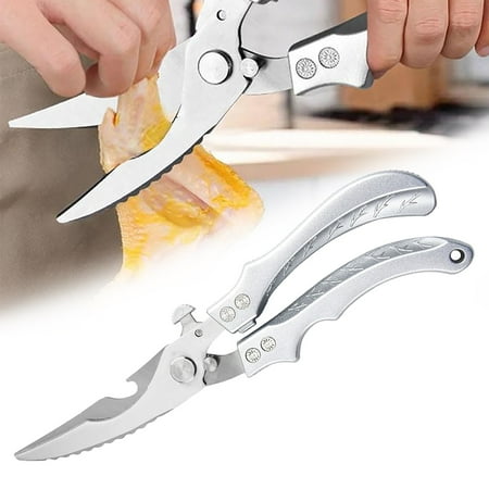 

Christmas Sale Trim Tool Multi Functional Stainless Kitchen Scissors Kitchen Cooking Scissors Food Kitchen Scissors Meat Scissors Poultry Scissors Chicken Bone Poultry Scissors by BnGAJN