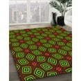 thumbnail image 3 of Ahgly Company Tapis Rectangulaire d'Intérieur Lavable en Machine Transitionnel Rouge Nuit, 6 Pieds x 9 Pieds, 3 of 7