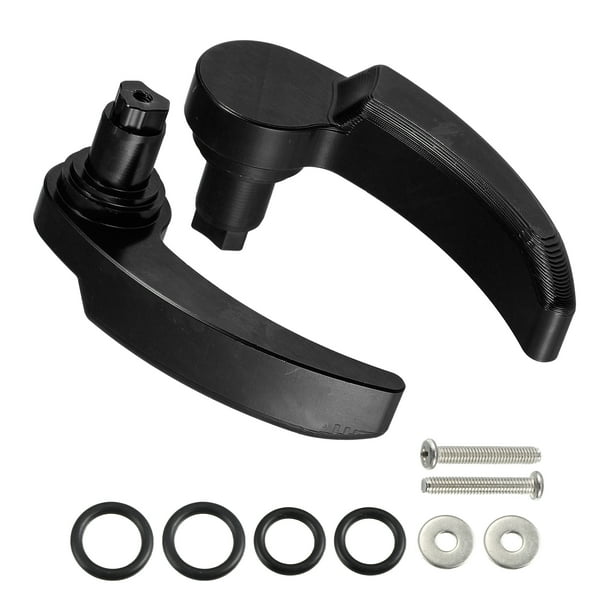 Unique Bargains Motorcycle Saddle Bag Latch Kit Handle Lever for Harley