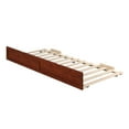 thumbnail image 1 of Atlantic Furniture Lit Gigogne Simple Extra Long Noyer Antique, 1 of 4