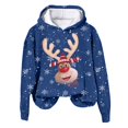 thumbnail image 3 of Futezty Christmas Sweatshirts for Women Novelty Funny Santa Xmas Tree Graphic Pullover Tops Loose Casual Fleece Shirts, 3 of 6