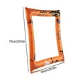thumbnail image 1 of Spooky Home Decor, Inflatable Halloween Decorations, Giant Orange Photo Booth Frame For Memorable Festive Moments, High-Quality Eco-Friendly PVC, 1 of 5