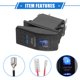 thumbnail image 4 of Kit de Interruptor de Palanca Impermeable para Interior de Coche de 5 Pines 20A/12V 10A/24V SPST On Off Universal Azul, 4 of 7