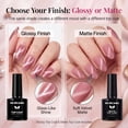 thumbnail image 6 of Morovan Nude Pink Cat Eye Gel Nail Polish Set with Magnet,10 Sheer Magnetic Gel Colors with Base & Top Coats for Elegant DIY Manicure, 6 of 9