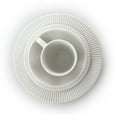 thumbnail image 2 of Elama Elle 18 Piece Porcelain Dinnerware Set with 2 Large Serving Bowls in White, 2 of 7