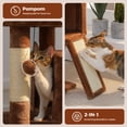 thumbnail image 4 of PAWZ Road 30" Cat Tree Condo with Sisal Scratcing Post Tower Ramp for Indoor Cats,Brown, 4 of 8