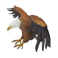 thumbnail image 2 of Polyresin Eagle of Freedom Estatua de pájaro colgante de águi calva Los 225x10cm Zulema Figuras Hugger, 2 of 8