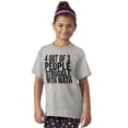 thumbnail image 3 of 4 out of 3 Struggle Math Nerd Humor Crewneck T Shirts Boy Girl Teen Brisco Brands M, 3 of 6
