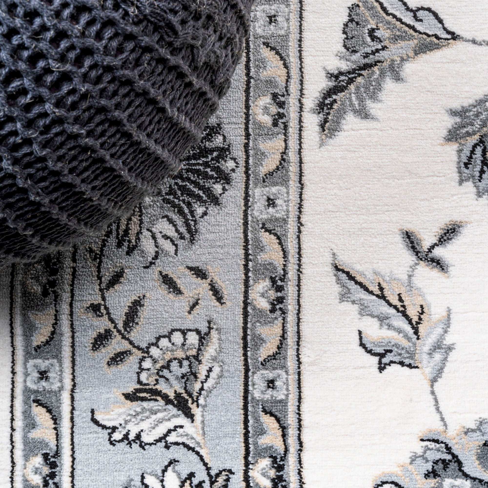 JONATHAN Y MODERN PERSIAN 8 x 10 Area Rug, Cherie French Cottage - Cream/Light Gray, MDP505F-8