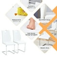 thumbnail image 5 of White PU & Stylish Appearance - High - Resilience Sponge - Office Break Rooms - Mix Color Options Chair Set, 5 of 7