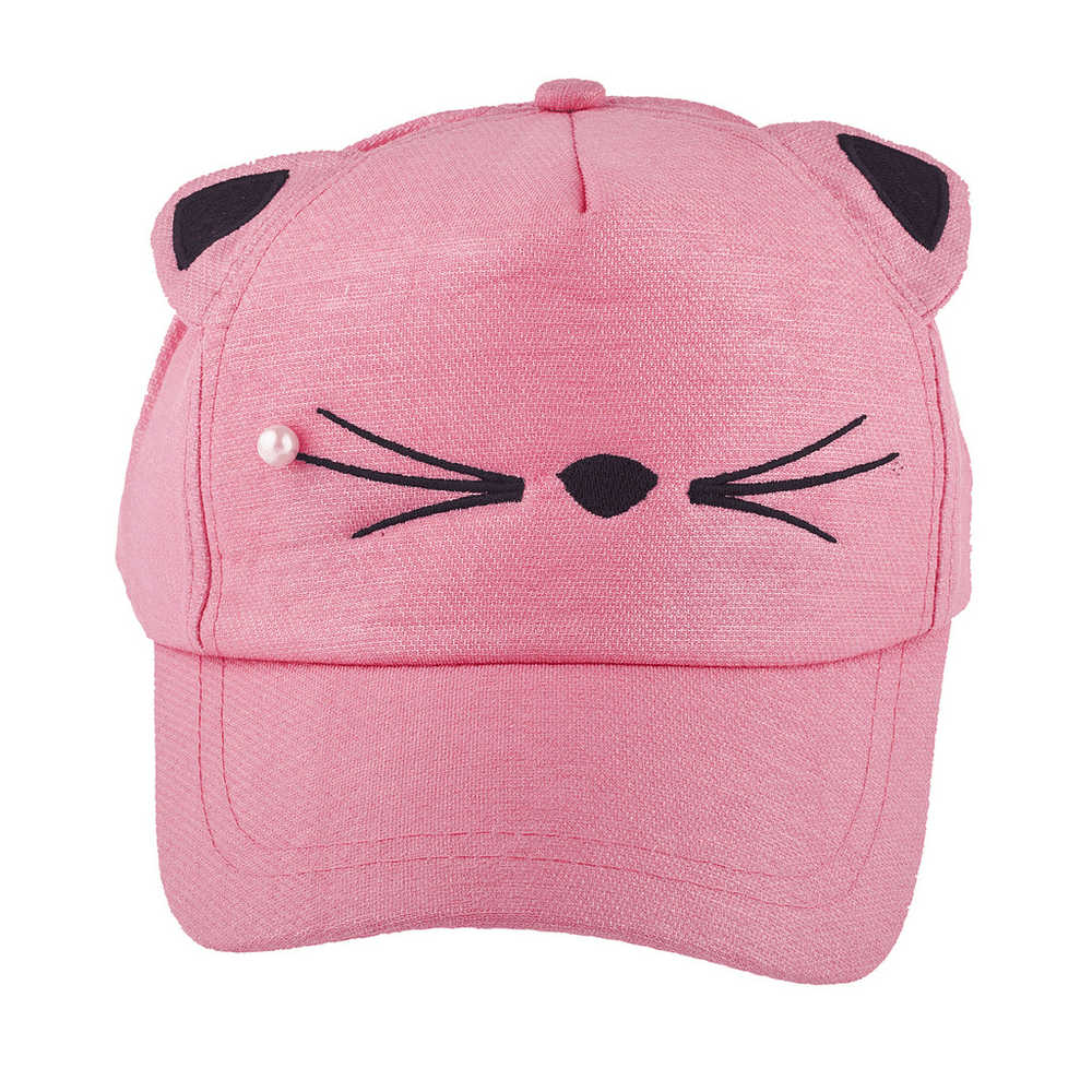 Lux Accessories Lux Accessories Trendy Pink Cat Kitten Pearl Cat Ear