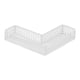 thumbnail image 2 of Estante organizador de cesta de ducha de metal, estante de ducha, estante de esquina montado en la pared para baño Blanco 30x10x5cm, 2 of 9