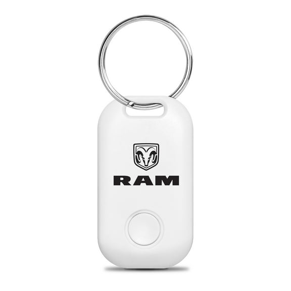 RAM Logo White Bluetooth Wireless Key Finder Tracking Device Key Chain