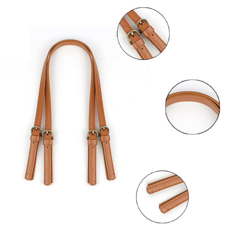 Leather Purse Strap Replacement Crossbody Handbag Long Adjustable,Brown