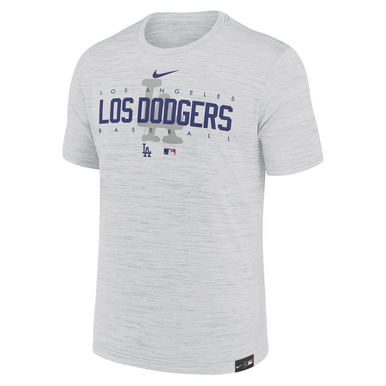 Men's Nike Gray Los Angeles Dodgers City Connect Velocity Practice ...