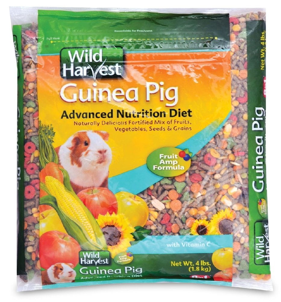 Wild Harvest Seeds & Fruits Guinea Pig Food, Vegetable & Grain, 4 lb. Bag