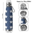 thumbnail image 3 of Modern 29oz Stainless Steel Insulated Thermos with Tea Filter, 360° Printed Travel Bottle, Leakproof BPA-Free Flask with Anti-Slip Base, 304 Inner & 201 Outer, Vacuum Cup, 3 of 6