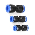 thumbnail image 4 of Straight Pneumatic Connector Connectors, Plastic Quick Release Connectors Push To Connect Fittings Pneumatic Fittings Kit Air Line Fitting, Push Connectors, For 1/4 5/16 3/8 Tube, 4 of 8