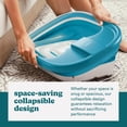 thumbnail image 3 of Homedics Smart Space Bubble Mate Spa para pies plegable, mantenimiento del calor, masaje de burbujas con piedra pómez y protector contra salpicaduras, 3 of 5