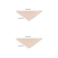 thumbnail image 2 of Methold Pet Slobber Tie Pañuelo Algodón Lavable Reutilizable Adorno Toallas Bufanda Regalos de vacaciones Babero Accesorio para exteriores Amarillo 2piezas, 2 of 6
