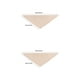thumbnail image 4 of Methold Pet Slobber Tie Pañuelo Algodón Lavable Reutilizable Adorno Toallas Bufanda Regalos de vacaciones Babero Accesorio para exteriores Amarillo 2piezas, 4 of 6