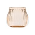 thumbnail image 1 of Creative Co-Op Light Amber Transparent Glass Tealight Holder, 1 of 5