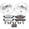 thumbnail image 3 of PowerStop Front Z36 Truck & Tow Carbon-Fiber Ceramic Brake Pad and Drilled and Slotted Rotor Kit Fits: FORD MERCURY Select Models K1441-36, 3 of 9