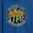 thumbnail image 3 of Teenage Mutant Ninja Turtles - Respect The Brotherhood - Men's Long Sleeve T-Shirt, 3 of 5
