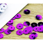 Threadart Hot Fix Loose Sequin - 6MM Blue Metallic - 720 per pkg - Hotfix