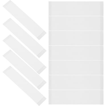 OUNONA 60 Sheets of Adhesive Stickers Transparent Double-sided Tapes Anti-Exposure Adhesive Sticker Strips